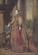 Anthony Van Dyck Presumed Portrait of the Marchesa Geromina Spinola-Doria of Genoa (mk05) oil painting on canvas